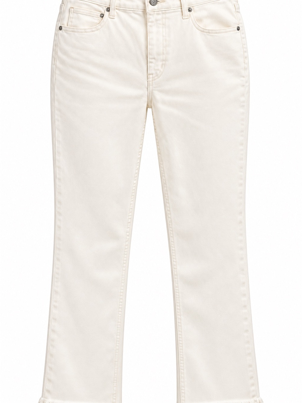 Universal Thread White Straight Crop Jeans